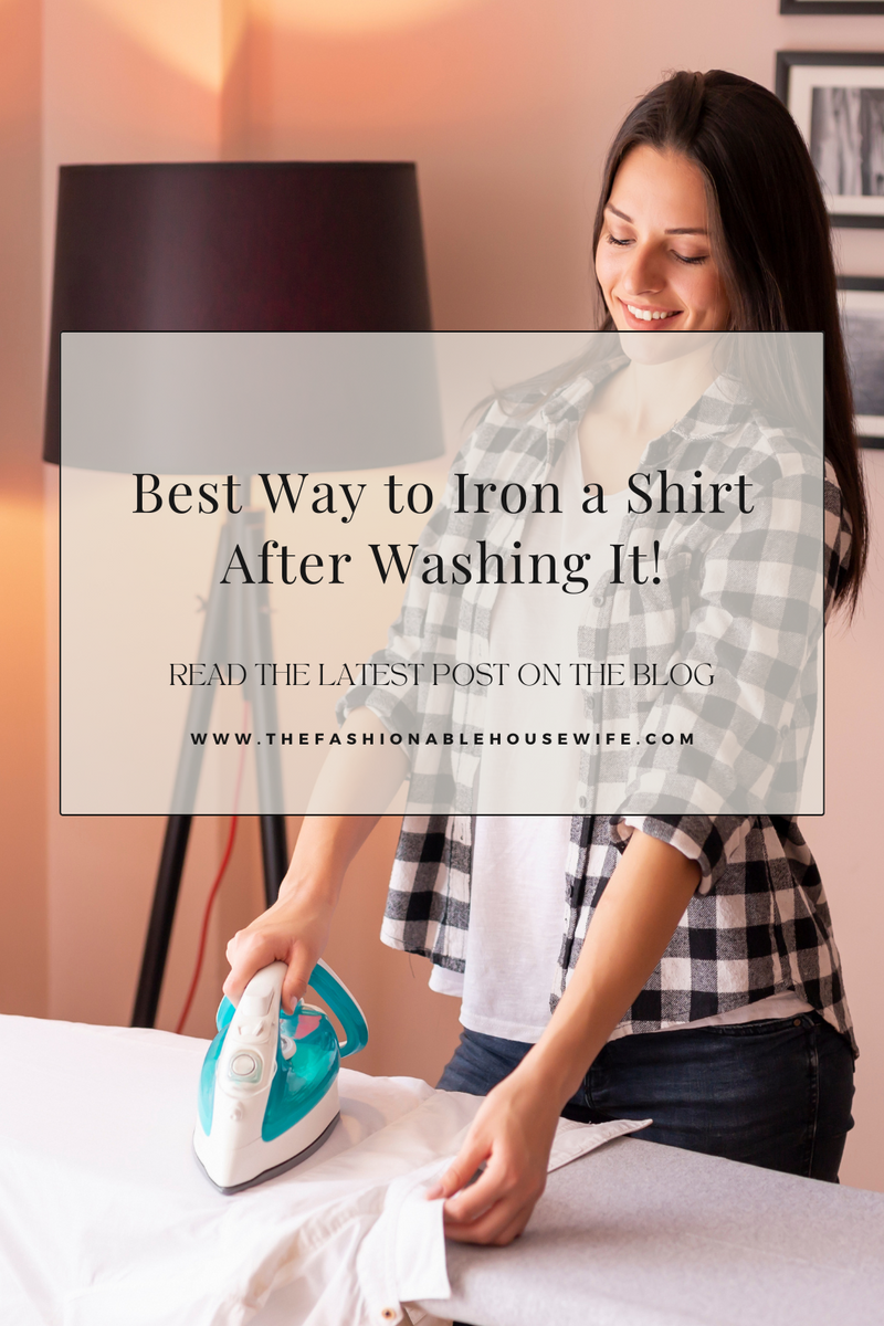 Best Way to Iron a Shirt After Washing It! Design X Core