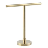 Top rated modern hand towel holder tree rack free standing sus 304 stainless steel countertop towel ring brushed pvd zirconium gold