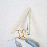 Shop for suit hangers stainless steel clothes wall hanger retractable indoor magic foldable drying towel rack