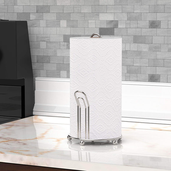 Featured simple houseware chrome paper towel holder
