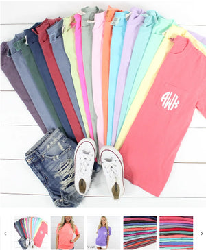 Order Here—> Cute Monogrammed Pocket Tee | S-XL for $13.99 (was $34.99) 2 days only.