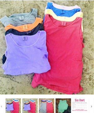 Order Here—> Cute Comfort Color Tank Tops for $12.99 (was $25.99) 3 days only.