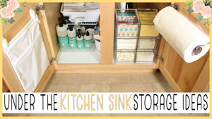 In this video, I'll share some practical under the kitchen sink storage ideas