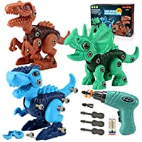 Free To Fly Kids Educational Stem Dinosaur Toy with Electric Drill only $6.99