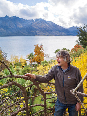 A Lake Wakatipu gardener combines whimsy and nature to convey his big dreams for the world