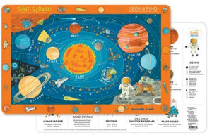 Crocodile Creek Two-Sided Placemat Solar System