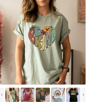 Boho Kindness Tees | S-2XL for $24.99 (was $44.99) 2 days only.