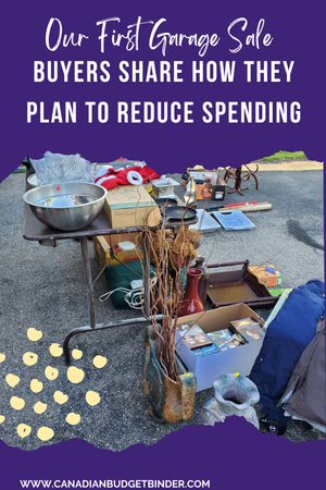 Reduce Spending Tips From Garage Sale Buyers
