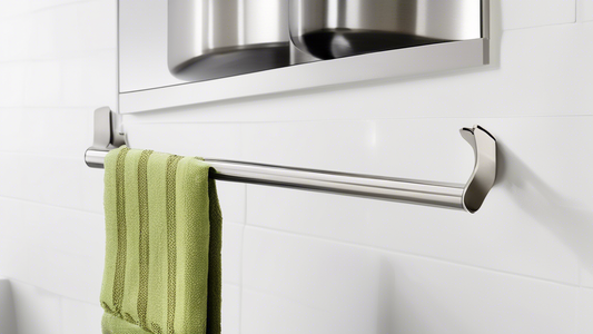 Sure, here is a DALL-E prompt for an image that relates to this article title:

A close-up photograph of an IKEA kitchen towel holder. The holder is made of stainless steel and has a simple, minimalis