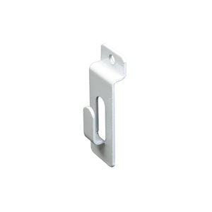 Slatwall Notch Picture Hanger Utility Peg Hook Lot of 10 - New White