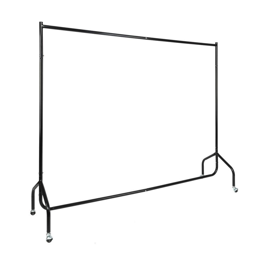 6ft 2-Section Removable Assembled Iron Garment Rack Hanger Black