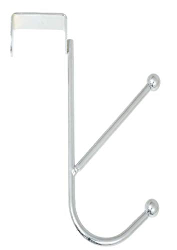 Over the Door Hook Metal Dual Organizer