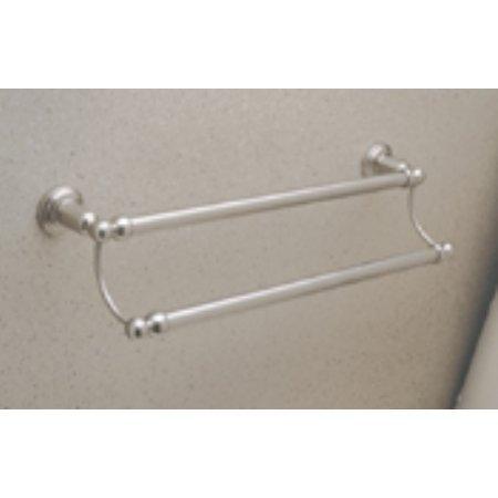 Buy now rohl u 6943stn perrin and rowe double towel bar 20 satin nickel