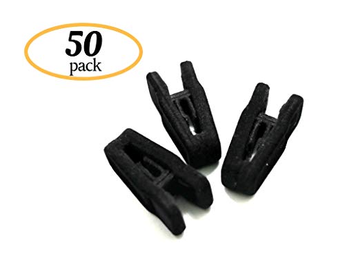 Sleek Pick Premium Velvet Hangers Clips 50 Pack, Black Pants Hangers Velvet Clips, Skirt Hangers Velvet Clips, Perfect for Use with Slim Velvet Hangers