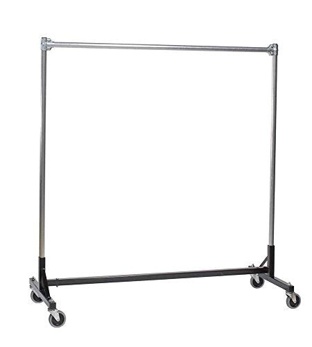 75 in. Heavy Duty H-Rack Single Rail Garment Rack-60 in. Upright