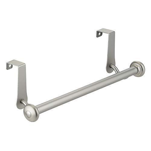 Top interdesign york over the cabinet kitchen dish towel bar holder satin