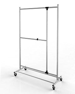 VidaNaticle 9554 Adjustable Garment Rack with Durable Casters
