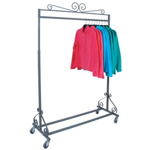 Boutique rolling rack