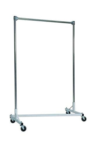 48 Inch Z Rack 48 in. Single Rail Z-Rack Garment Rack in White/Off-White – Design X Core