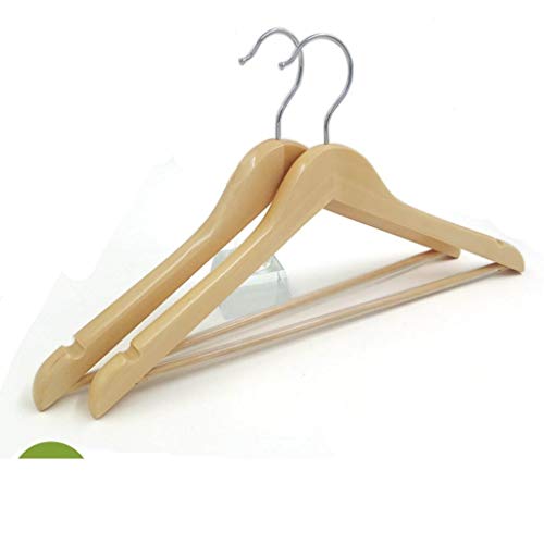 LE Solid Wood Hanger,Clothes Hanger Wooden Clothing Store Clothes Hanger Household Clothes Hanging Clothes Shelf H