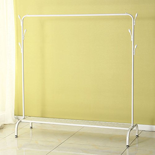 lililili Clothing garment rack- chrome,Floor standing Multifuctional Hanger,Coat organizer storage shelving unit entryway storage shelf-G 59”Lx6.2”Wx68”H