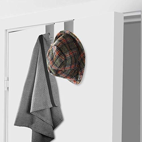 Featured over the door hooks hanger towel rack 18 8 stainless steel multiple use z shaped hanging over door hooks use for kitchen bathroom bedroom office cabinet door storage organizer 2 pack