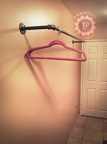 67" Clothing Rack, Garment Rack, Industrial Rack, Closet Organizer, Store Rack, Boutique Rack, Industrial Decor, Steampunk Decor, Wall Decor