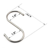 Online shopping agilenano extra large s shape hooks heavy duty stainless steel hanging hooks multiple uses ideal for apparel kitchenware utensils plants towels gardening tools