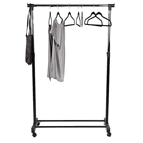 Mind Reader OGGARM-SIL Garment Rack, Black