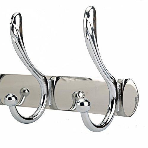 Select nice urorbit classic coat hook aluminium alloy coat and hat hooks robe bath kitchen towel utensil utility hook garment rack hanger rail holder wall mount