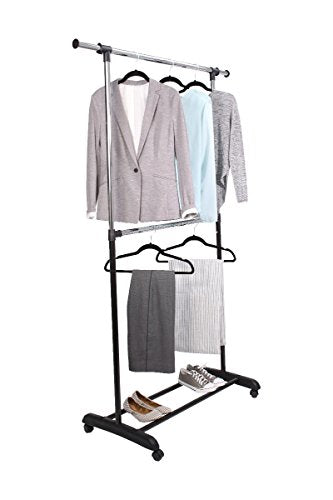 Mainstays Adjustable 2-Tier Garment Rack