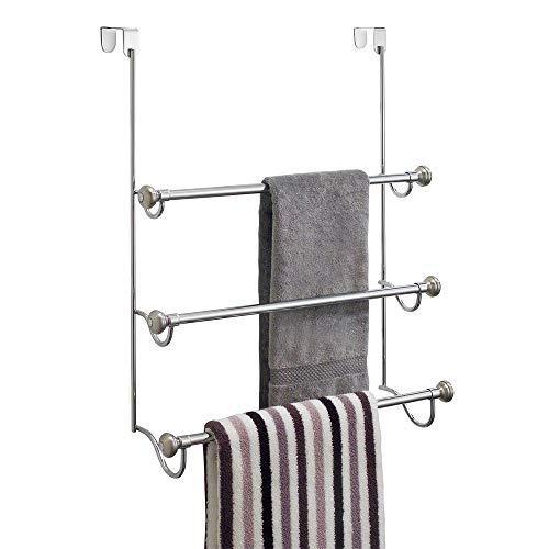 Related dosingo over the shower door triple towel rack