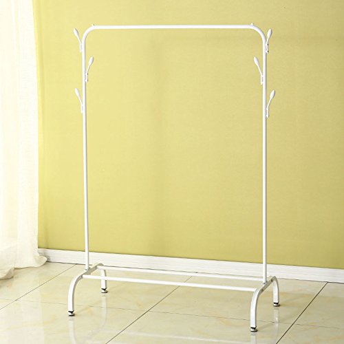 lililili Clothing garment rack- chrome,Floor standing Multifuctional Hanger,Coat organizer storage shelving unit entryway storage shelf-A 40.5”Lx6.2”Wx65.7”H