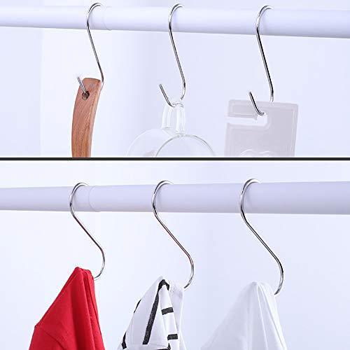 Amazon best ykease s hooks heavy duty stainless steel kitchen s shaped hanging hooks hangers for pans pots plants bags towels pack of 30