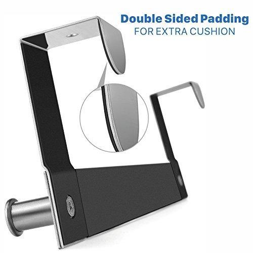 On amazon over the door hook hanging towel rack 18 8 stainless steel multiple use z shaped hanging over door hooks use for kitchen bathroom bedroom office cabinet door 6 hook