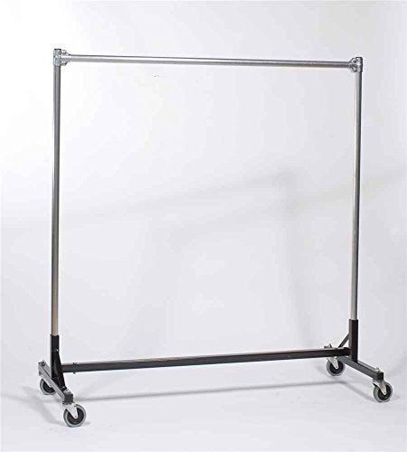 75 in. Heavy Duty H-Rack Single Rail Garment Rack-72 in. Upright