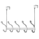 Discover the best vibrynt decorative over door hook metal storage organizer rack for coats hoodies hats scarves purses leashes bath towels robes men and women clothing