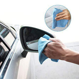 Select nice auto care microfiber glass cleaning cloths towels for windows mirrors windshield computer screen tv tablets dishes camera lenses chemical free lint free scratch free 12x12 blue 8 pack