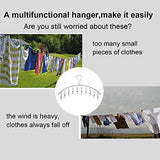 Related toplife stainless steel windproof clothes drying hanger with 10 clips for drying socks bras underwears baby clothes hats scarfs towels pants and gloves set of 2