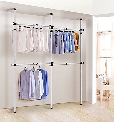 Generic table Hom Hangers Shelves e Home C Organizers Clothes Adjustable Hom Adjustable Home Closet oset Organiz US Rack US Garment Rack rment Rack US