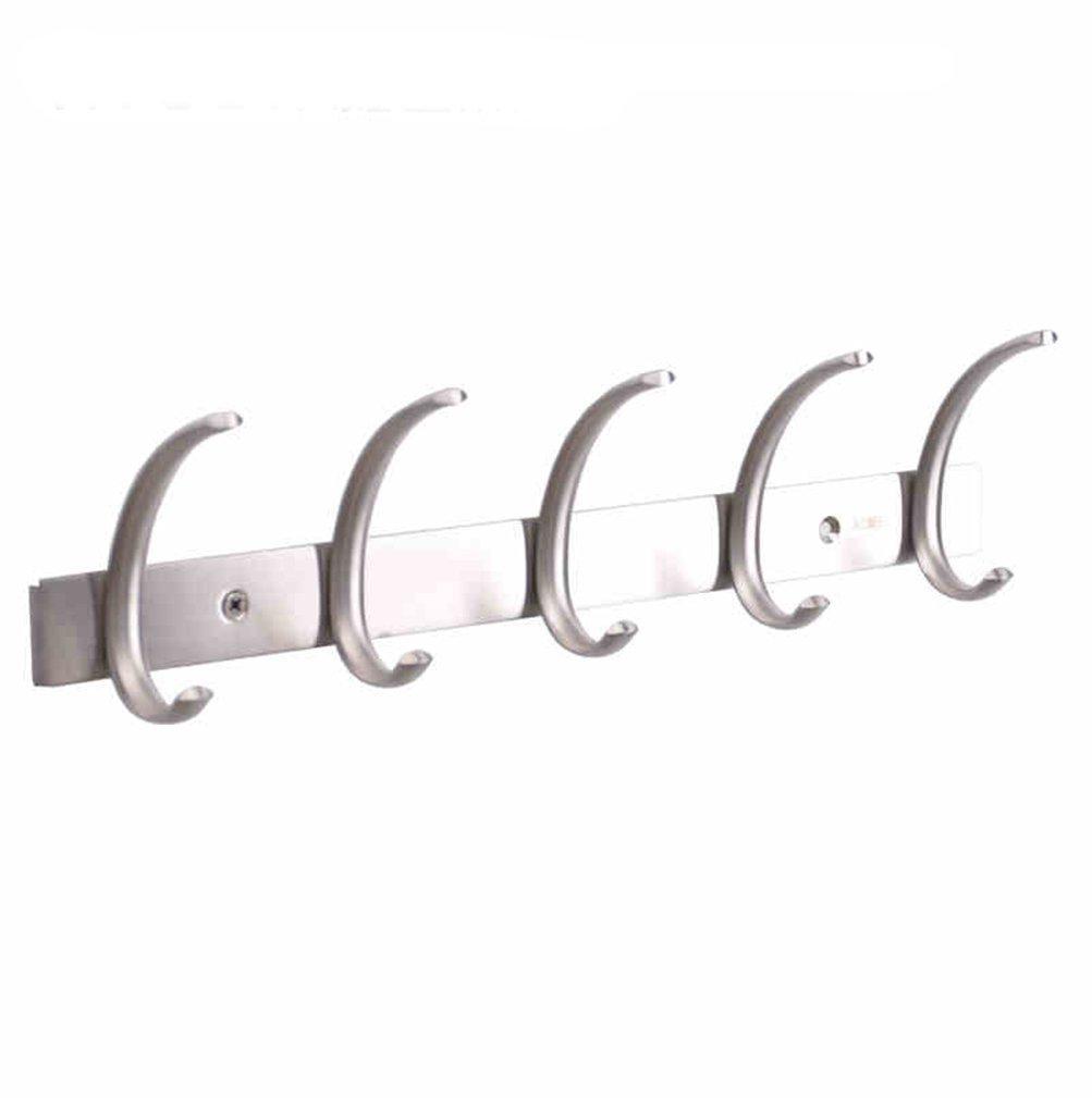 The best dreamsbaku wall mounted coat hooks rail robe towel racks 5 tri hooks for kitchen bedroom stainless steel