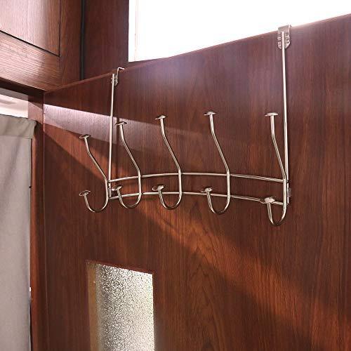 Explore vibrynt over the door hook rack heavy duty organizer hooks over door hanger for clothes coats towels hats or handbags