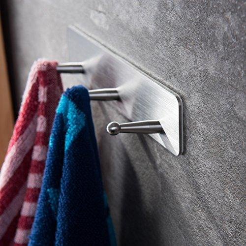 Latest venagredos self adhesive hooks rack hooks towel hooks bath coat robe hooks bathroom kitchen hooks hand dish key stick on wall