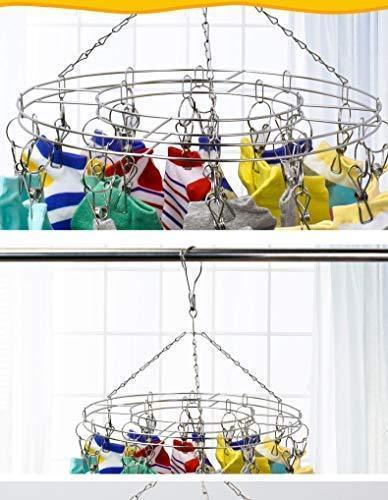 Shop here stsuneu l705 hanging clip type round drying rack dripping hanger menstrual pad children hanger gloves towel hat scarf and other wet and dry hangers stainless steel wire 20pcs clip 1 set