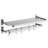 Exclusive tower hanger towel bar cool contemporary stainless steel iron 1pc double wall mounted