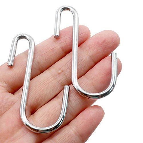 Best seller  30 pack esfun heavy duty s hooks pan pot holder rack hooks hanging hangers s shaped hooks for kitchenware pots utensils clothes bags towels plants