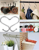 The best 30 pack heavy duty s shaped hooks rustproof sliver finish steel hooks hangers for kitchenware pots utensils clothes bags towels plants