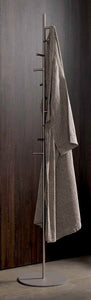 Top rated psba rotating coat rack stand hanger towel holder 10 hooks stainless steel matte