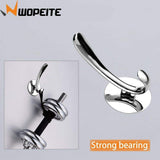 Selection wopeite adhesive hook for towel and robe stainless steel no drills for bathroom kitchen organizer towel hooks on door