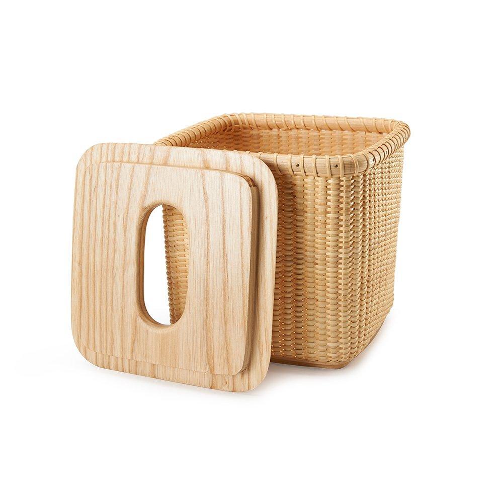 Cheap tengtian nantucket basket extraction paper basket tissue boxtoilet paper storage containers paper towel holders woven rattan handwoven square rattan tissue box cover office kitchen bath livingoak